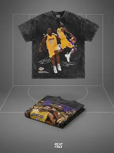 Kobe Bryant 'Black Mamba' For Mamba Nation Premium Washed Cotton T-Shirt (Made In US), Mamba Mentality Hoop Fans Shirt, Laker Nation Game Day Outfits, Gift For Basketball Fans, Basketball Graphic Tee