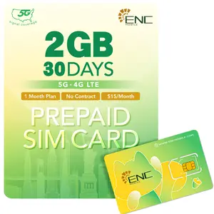 Prepaid SIM Card USA $15-$45/mo - 2GB-Unlimited/Mo. 5G/4G LTE Data + One SIM Dual Number (US & China) + Unlimited US/China/Canada/Mexico Talk & Global Text, Wi-Fi Calling, 3 in 1 SIM Card Included