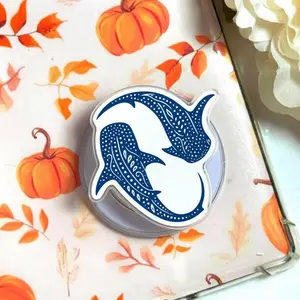 Whale Shark Phone Grip, Cute Ocean Animal Aesthetic Magsafe Magnetic Kickstand Holder, Trendy Sea Life Gift