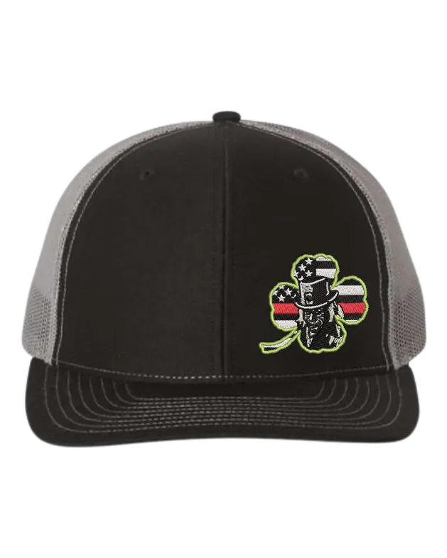 Leprechaun Clover Hat -Curved Bill 6 Panel