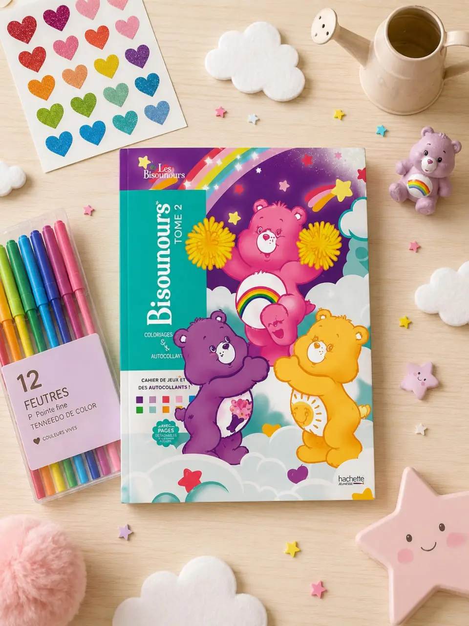 Cute Bear Color by Number Book, Mystery Art Activities with Hidden Illustrations