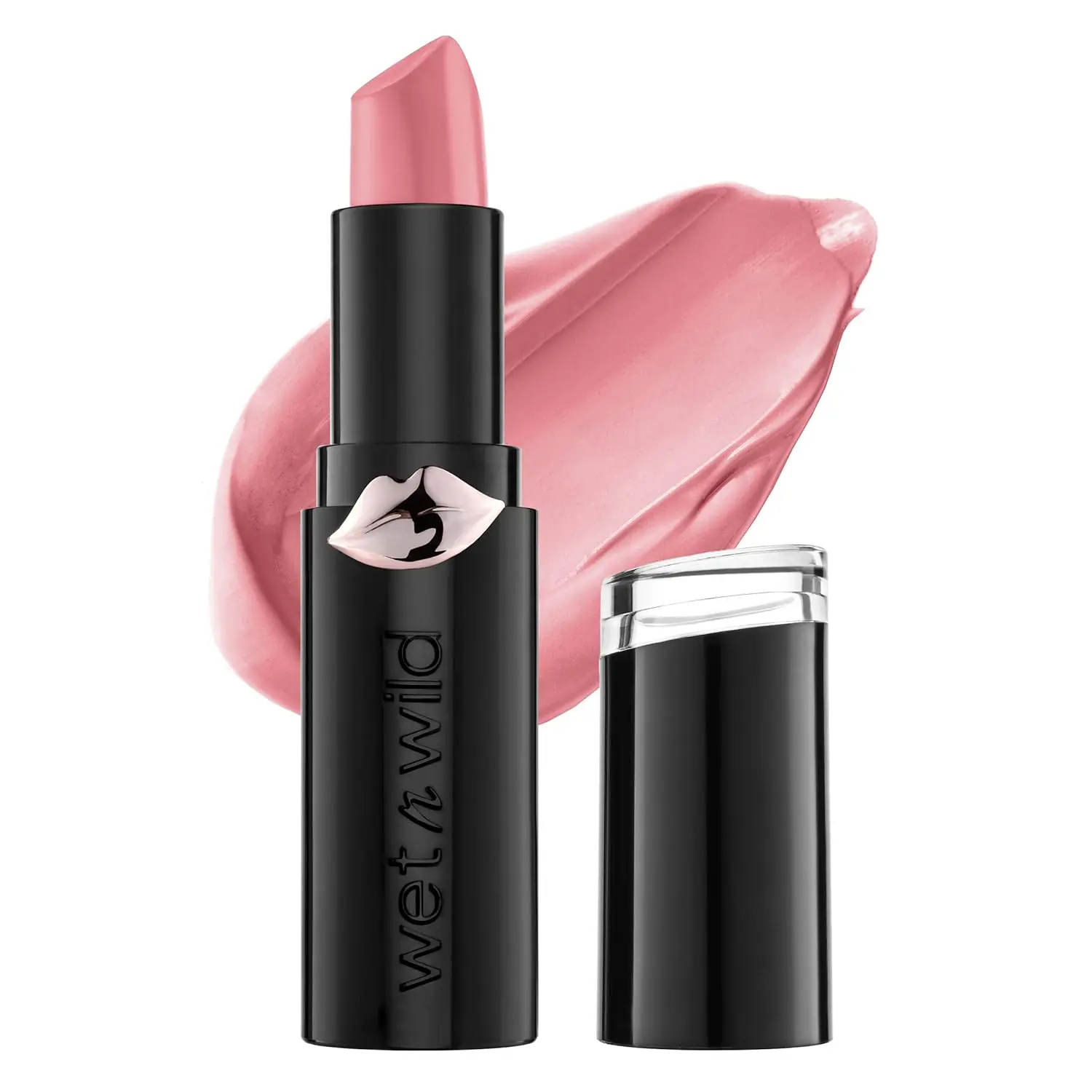 wet n wild Mega Last Matte Lip Color, Semi Matte Hyaluronic Acid Infused, Long Lasting Full Coverage for a Nourishing Pout, Cruelty-Free & Vegan - Think Pink