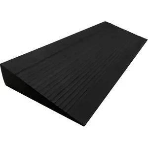 Squat Wedge Block - Large One- Slant Board for Heel Elevated Squats,  Over  &  Stretches - Weightlifting &