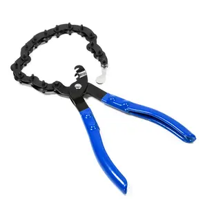 SMOTIVE PRO 19-76mm Chain Exhaust Tailpipe Cutter, 15-Blade Professional Pipe Cutting Tool for Muffler and Exhaust Systems On or Off Vehicle Use