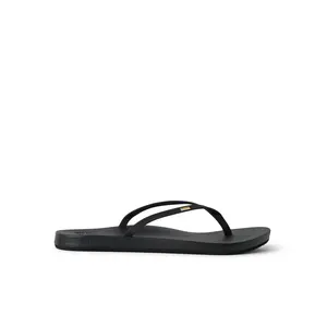 Cushion Slim Black | Slim Strap Women's Flip Flops | REEF Sandals