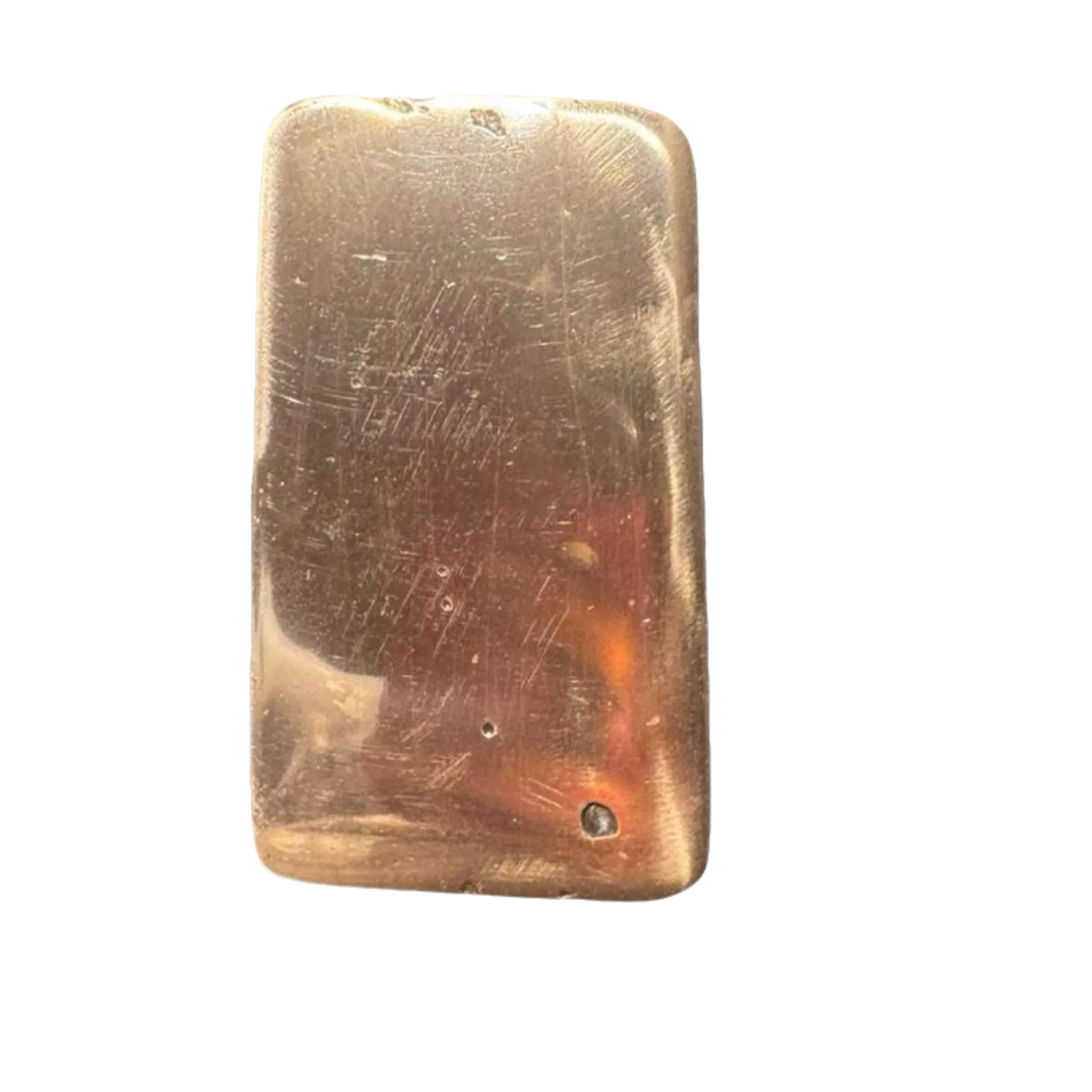 Cascade Solid Copper 2 lb Stamped Hand-Poured Collector Bar - Hand-Crafted Unique Character Piece for Copper Collectors (Limited Availability)