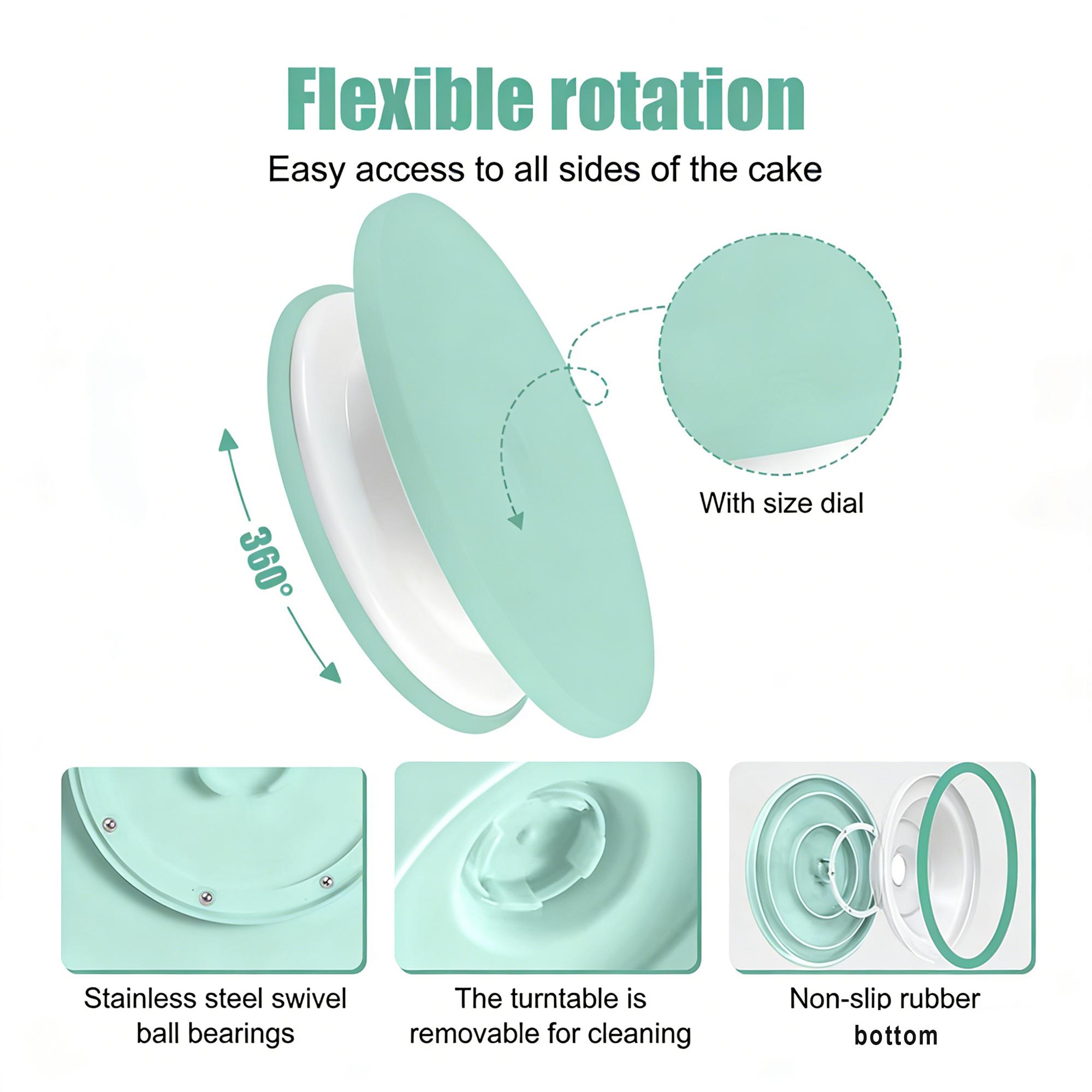 207 Pcs Cake Decorating Supplies Kit with Rotating Turntable Stand, 100 Piping Bags, 48 Icing Tips, 3 Couplers, 3 Scrapers, Spatulas, Baking Tools Set for Beginners & Pros, Cake Turntable for Frosting, Birthday Cakes 207 Pcs Cake Decorating Supplies Kit with Rotating Turntable Stand, 100 Piping Bags, 48 Icing Tips, 3 Couplers, 3 Scrapers, Spatulas, Baking Tools Set for Beginners & Pros, Cake Turntable for Frosting, Birthday Cakes