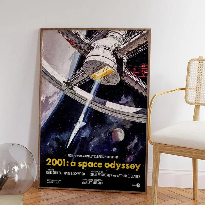 2001 A Space Odyssey Movie Poster: High Definition Art Print 2001 A Space Odyssey Movie Poster: High Definition Art Print