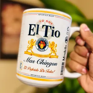 El Tio Mas Chingon Coffee Mug, Modelo Especial Beer Dad Gifts Mug, Regalo Para Papa De Cumpleaños, Regalo Para El Dia Del Padre, Fathers Day Gift for Dad in Spanish, New Dad Gifts, Taza Para Papa Ceramic Drinkware 11oz 15oz