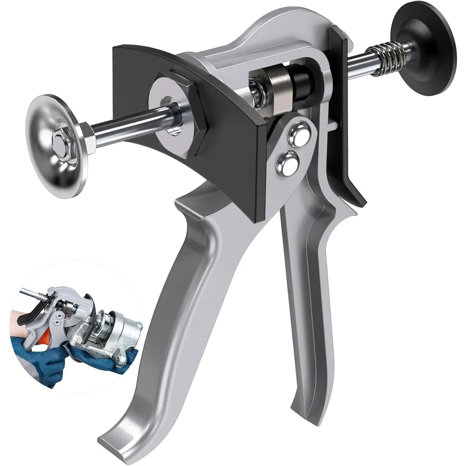 Speedy Brake Pad Spreader,24300 Brake Caliper Compression Tool, Disc Brake Pad Spreader Compatible with Most Cars and Light Trucks