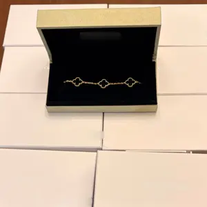 Gold and Black Bracelet.