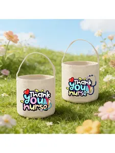 Thank You Nurse Bucket Bag, Nurse Appreciation Gift, Nurse Week Gift Bag, Nurse Thank You Gift, Nurse Graduation Gift