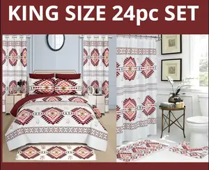 Harmony Southwest 24pc Quilt Complete Set King Size