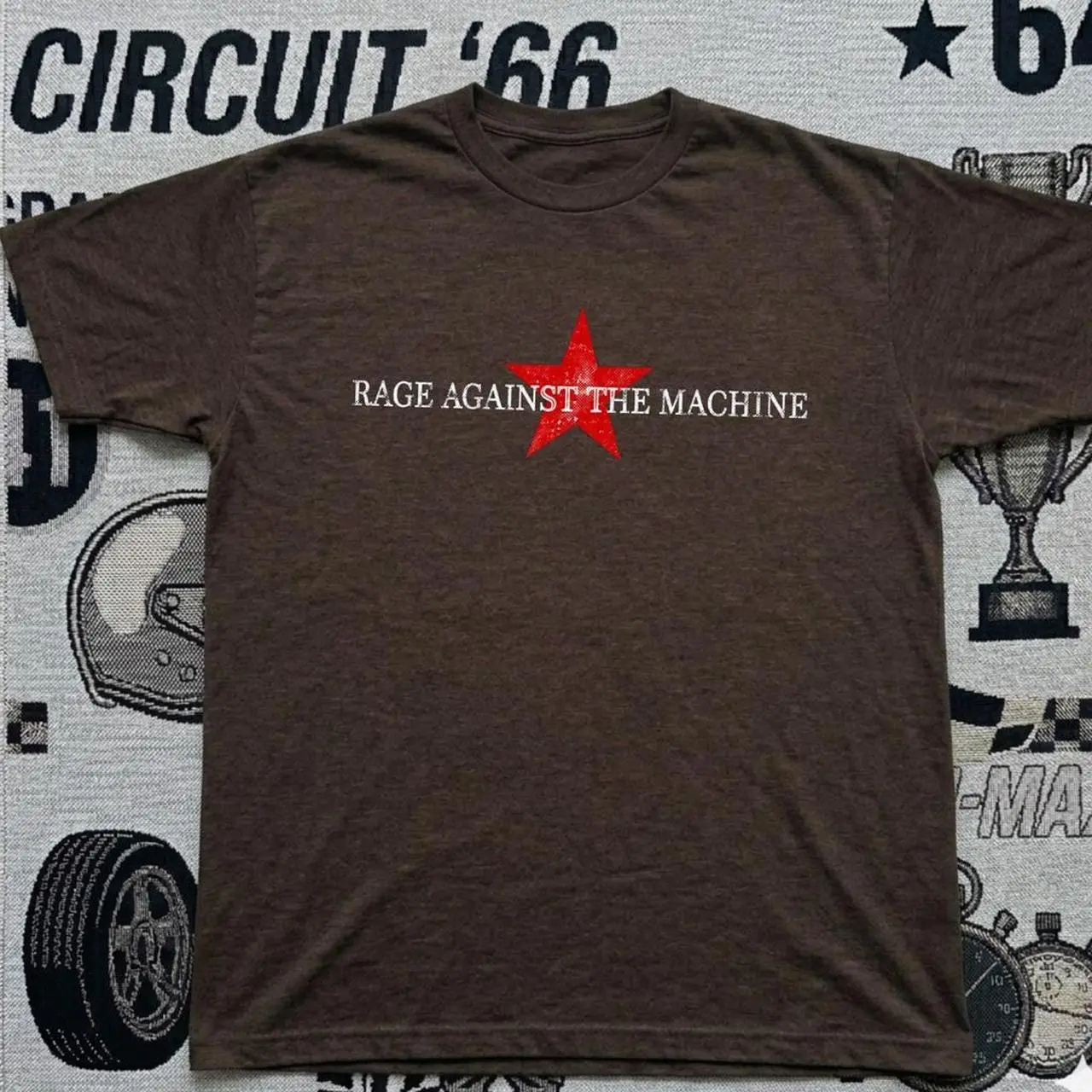 Rage Against The Machine t-shirt star graphic gildan reprinted Vintage y2k 90s Style Unisex Tee, Retro Music Fan Gifts