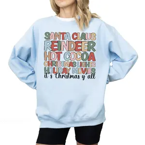 Christmas Favorites DTG Printed Christmas Sweatshirt or T-Shirt
