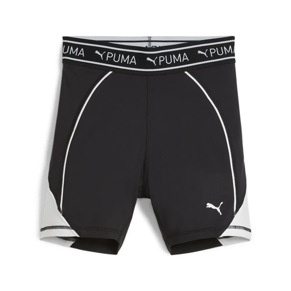 PUMA Womens Fit Train Strong 5 Inch Athletic Shorts Casual Bottoms Casual - Black