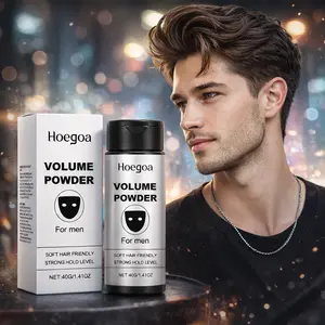 Men's Hair Styling Texture Powder Hoegoa - Instant Volumizer with Natural Ingredients & Strong Hold, Gentle Cleansing