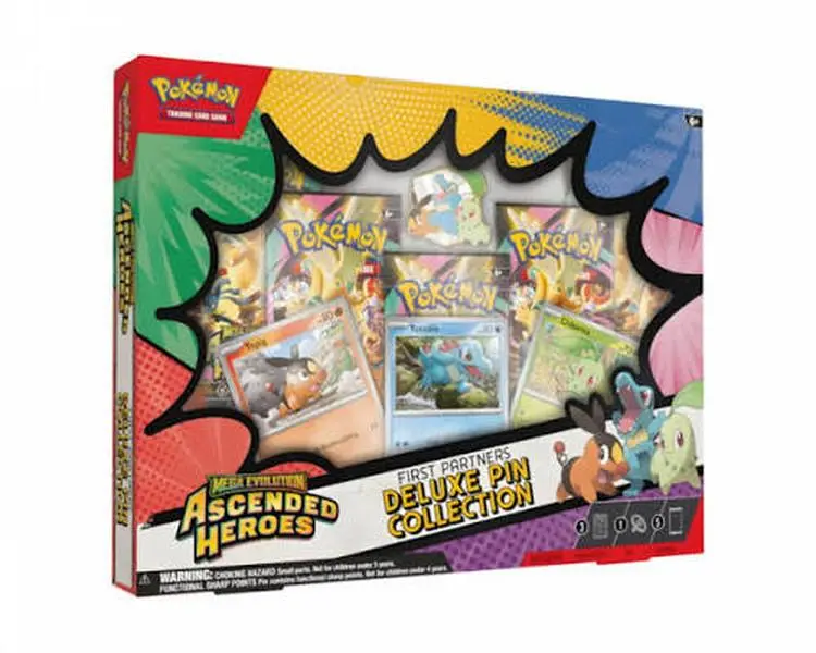 Pokémon Ascended Heroes First Partners Deluxe Pin Collection