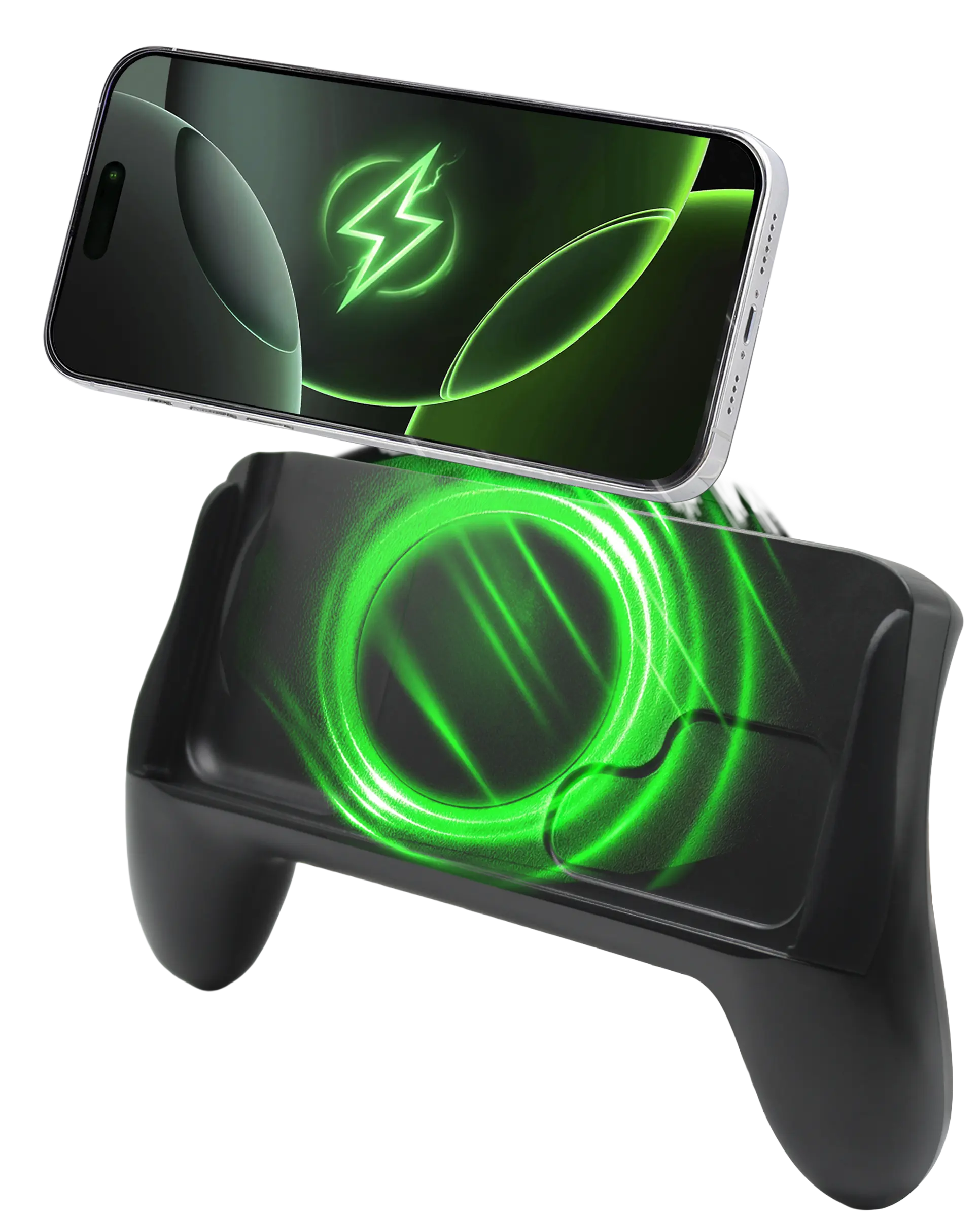 Ghost Gear Magnetic Power Gaming Grip - MagSafe Compatible, 10000mAh Battery Mobile Gaming Accessory for iPhone, Android