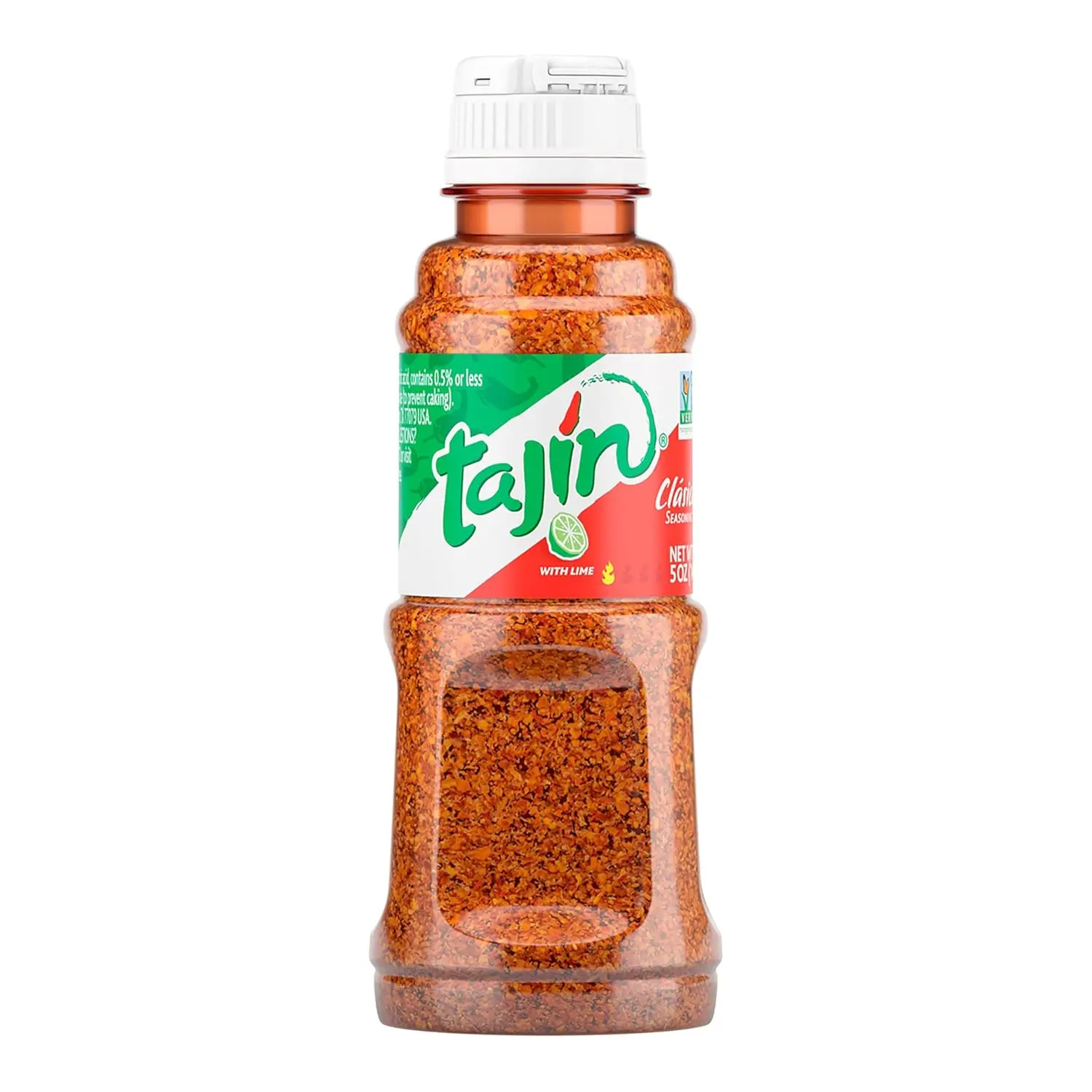 Tajin Clásico Natural Seasoning, Authentic Mexican Chili-Lime Spice Blend, Zesty Flavor Enhancer for Fruit, Tacos, Cocktails, 5 oz (Pack of 1)
