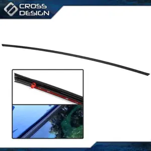 CROSSDESIGN Fit For BMW M3 Front Upper Windshield Window Trim Weatherstrip Moulding Seal
