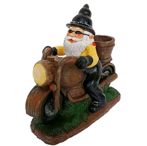 Gnome Riding A Motorcycle