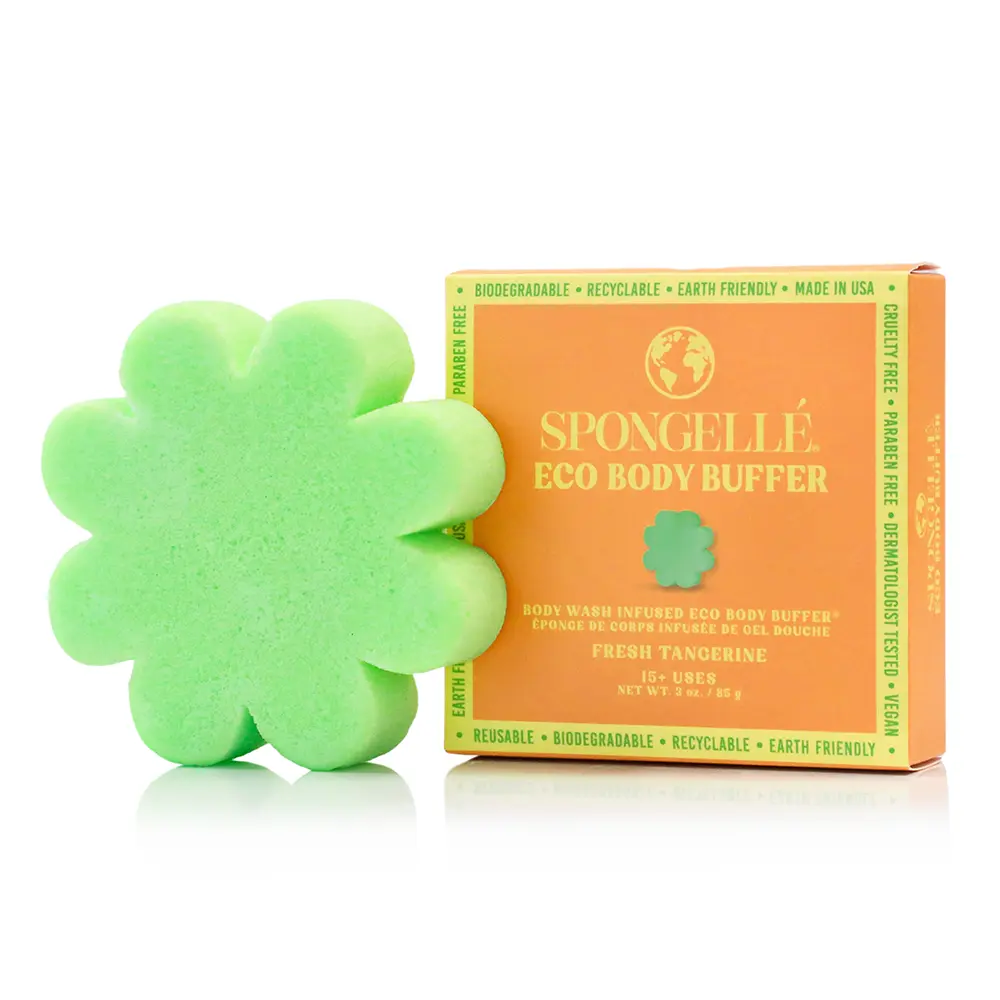Fresh Tangerine Eco Body Wash Infused Buffer