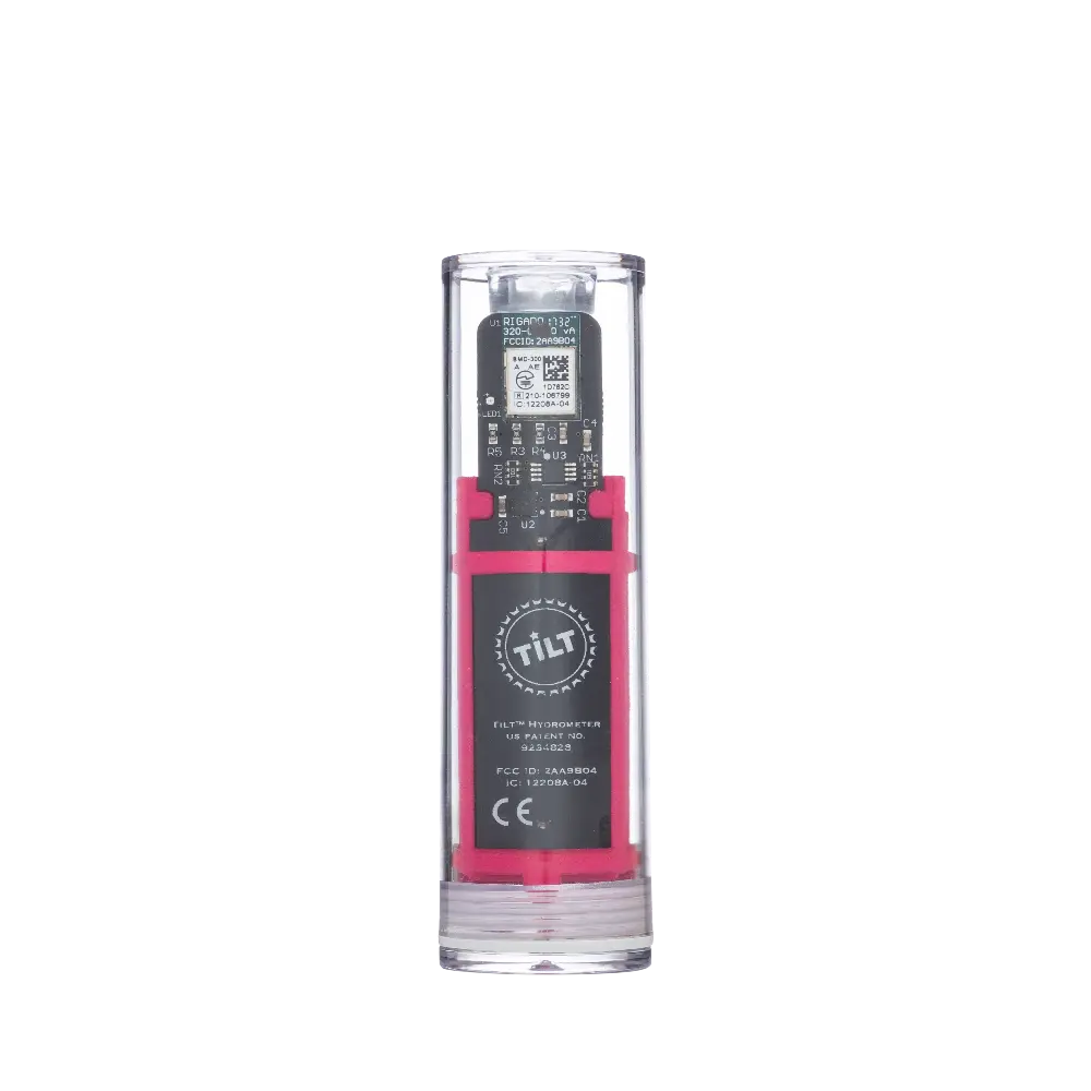 TILT™ Hydrometer and Thermometer - Pink