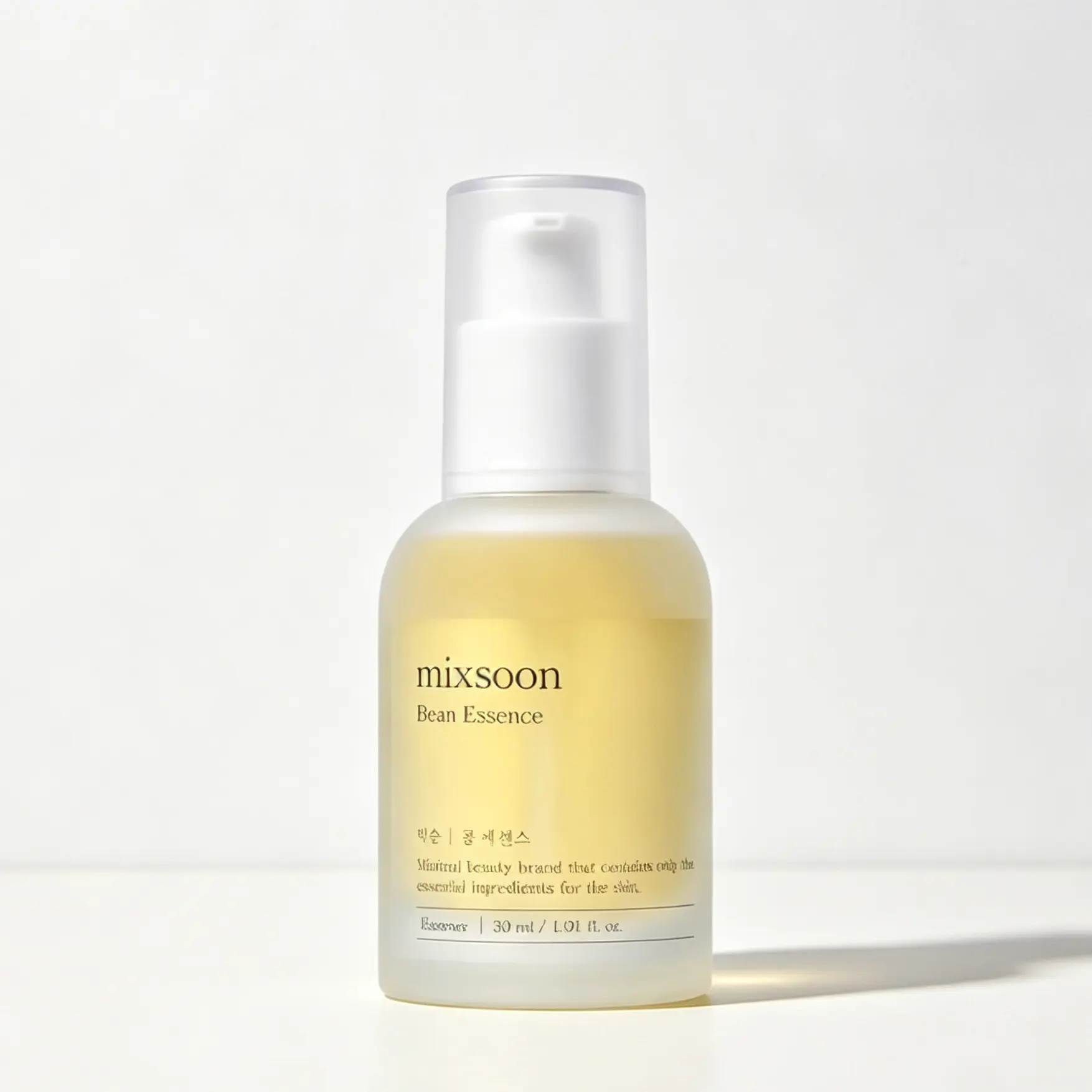 [MIXSOON] Bean Essence Serum 30ml, Vegansnail, Exfoliating Face Essence, Glass Skin, Glowing Skin, Non-Sticky, Quick-Absorbing, Hydrating Korean Skincare Product, Serums