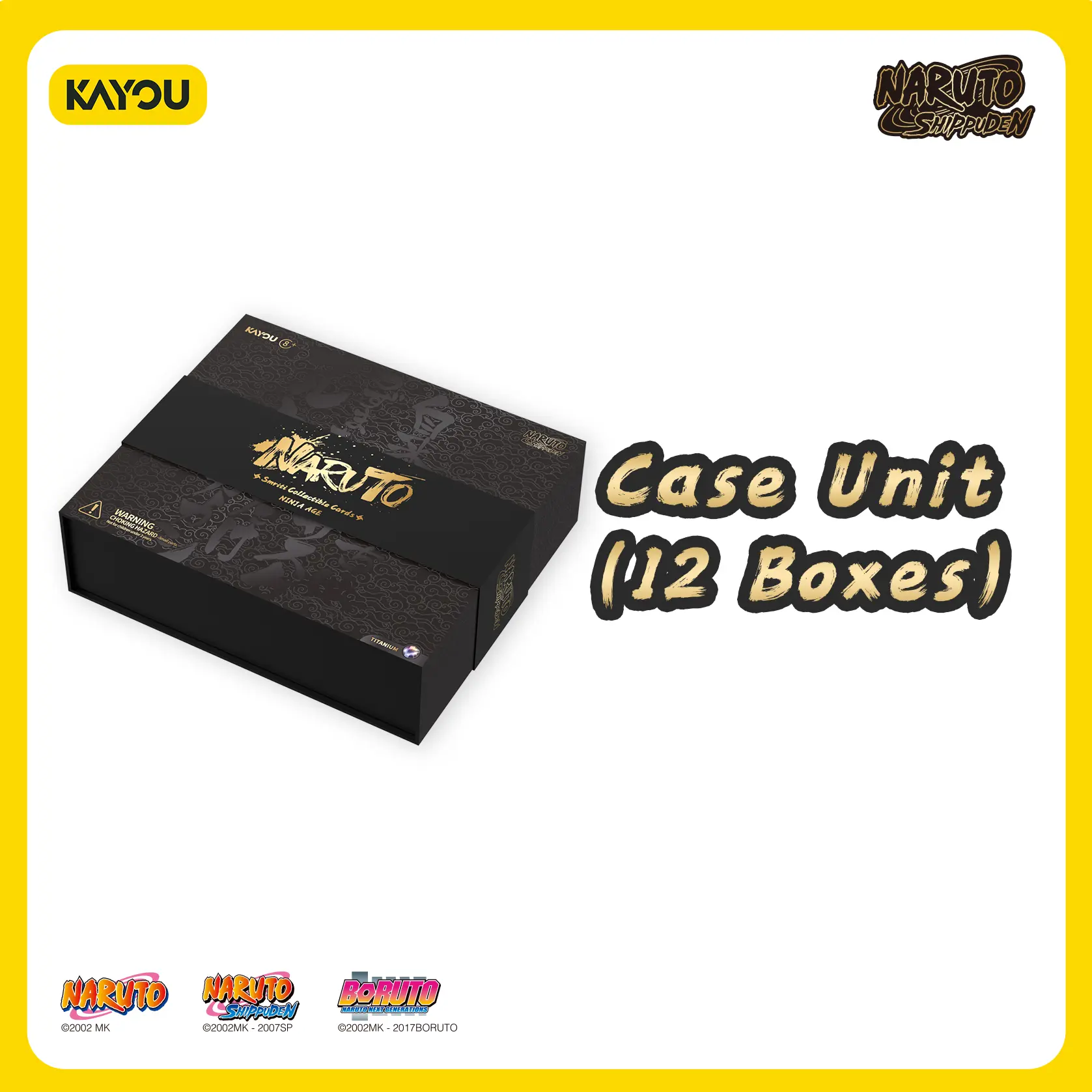 Pre order-One Sealed Case(12 Boxes)-NARUTO-Smriti Collectible Cards-NINJA AGE-Premium Collector Box