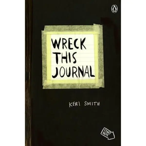 Wreck This Journal (Black) Expanded Edition Diary – August 7, 2012