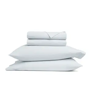 4-Piece 100% Cotton Percale Sheet Set