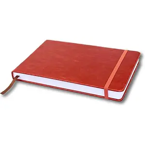 Hardcover Sketchbook Journal, 120 GSM Paper, 160 8.5"x5.5" Pages, Small Sketchbook for Drawing, Brown PU Leather Hard Cover Sketch Journal