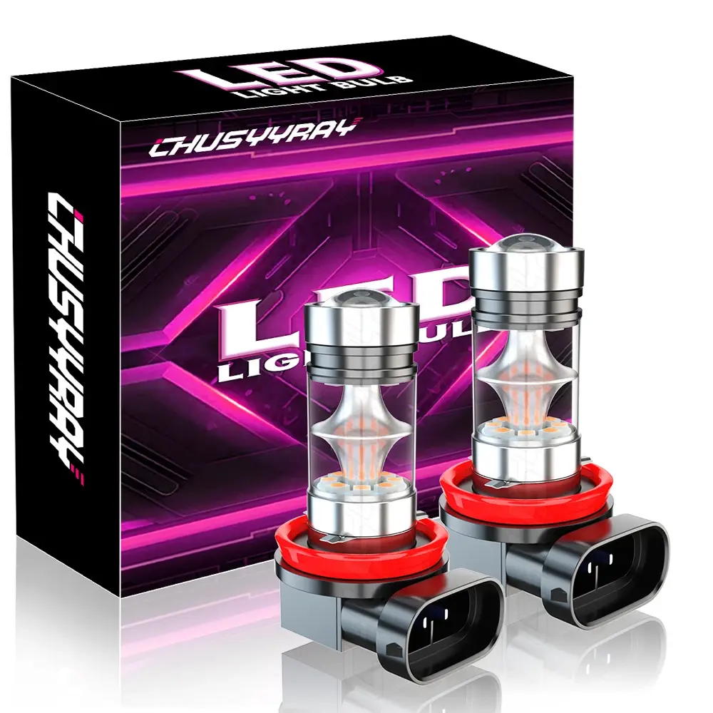 Compatible for Infiniti G37 Fog Light Bulbs 2011 2012 2013, H8 H9 H11 Fog Lights, Purple Fog Lamps DRL Turn Signals Lights for Off Road, 1:1 Size, Pack of 2