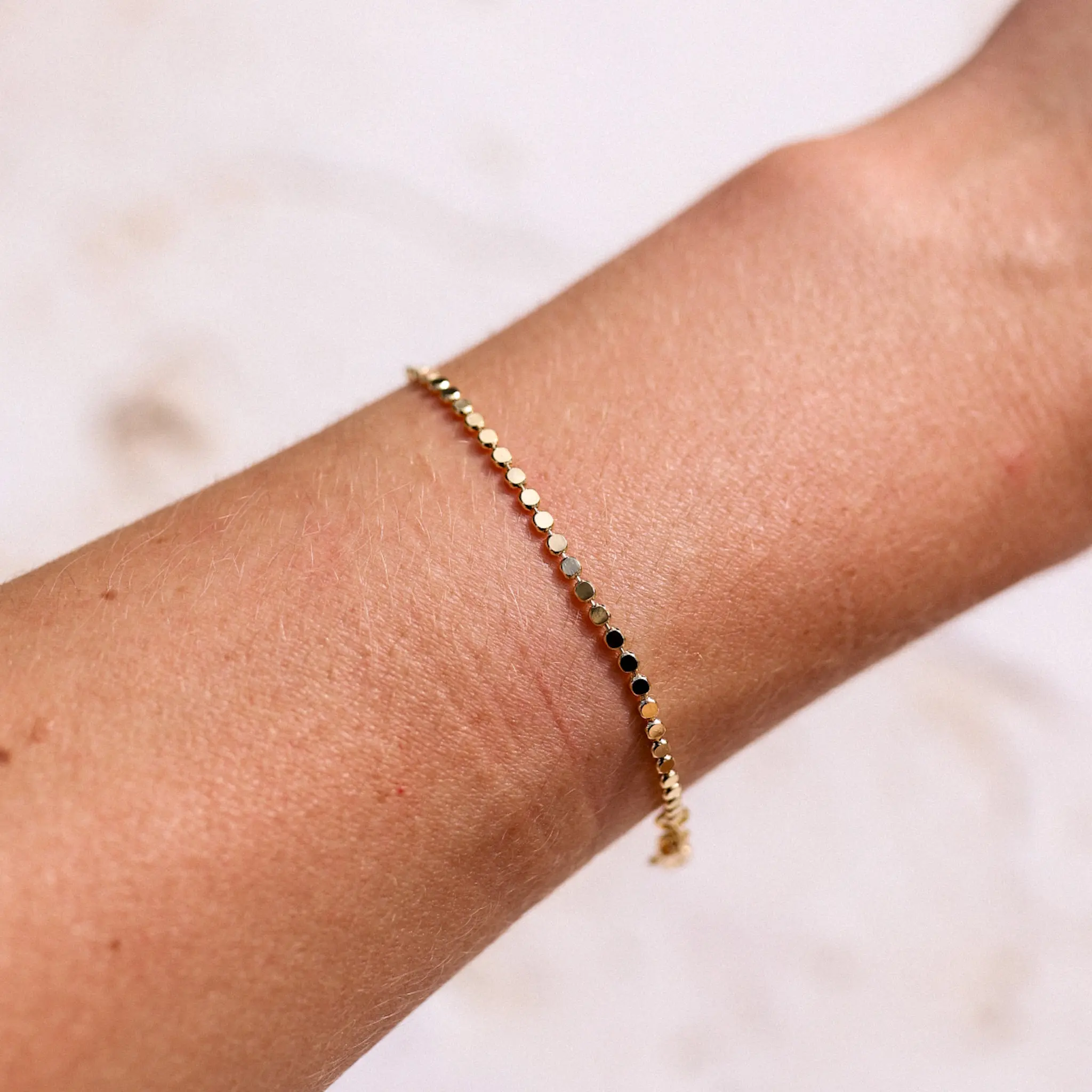 Gold Dotted Bracelet