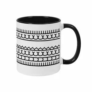 Secret Message Coffee Mug - Hidden in Rainbow Pattern - Funny & Thoughtful Gift for Her, Him, BF GF or Wife - 11oz Ceramic Cup for Office Stress Relief & Self Care