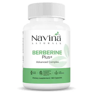 Navina Naturals Berberine Plus+ with Bitter Melon and Banaba Leaf