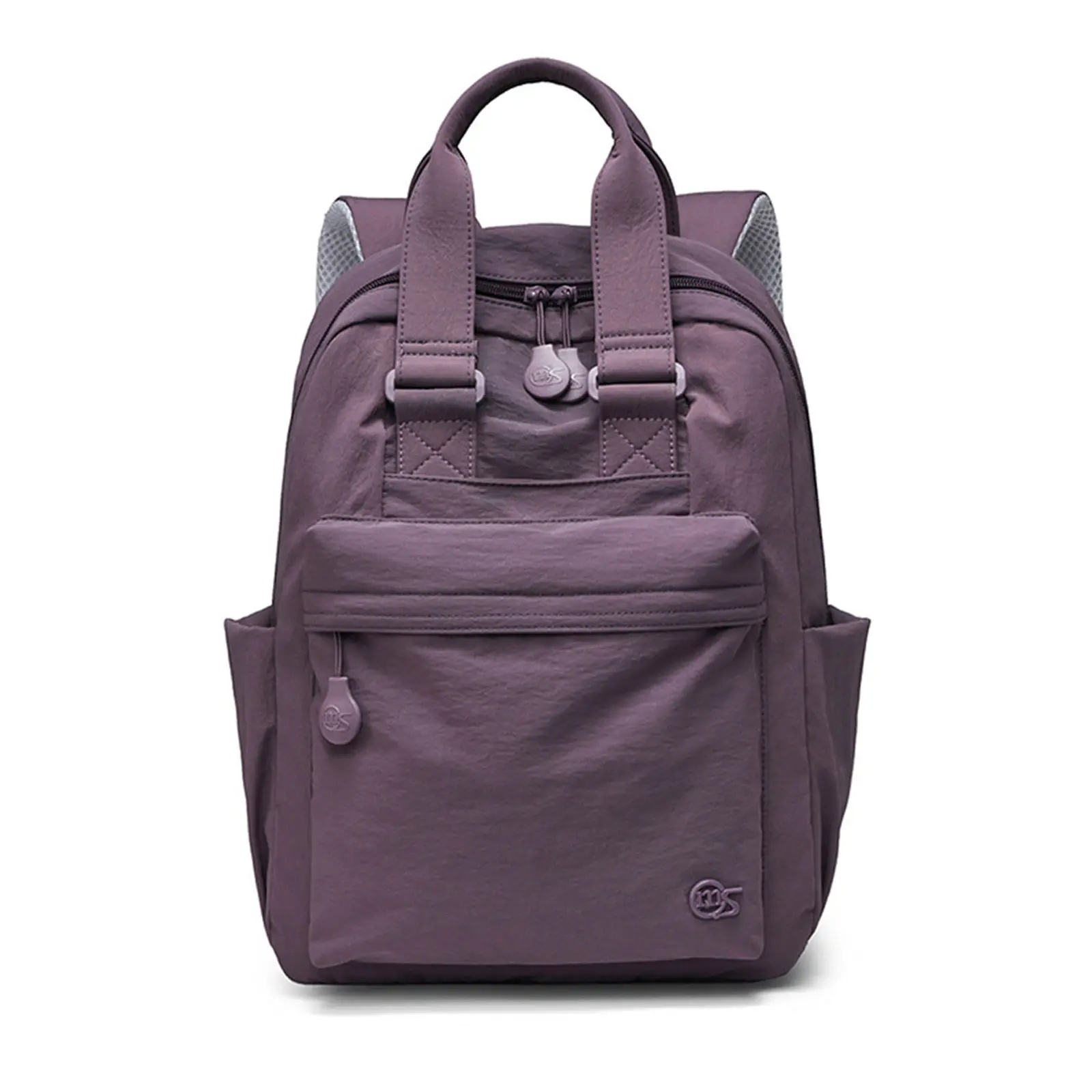 Women's Lightweight Nylon Fashion Backpack - Top Handle, Multi-Pocket Anti-Theft Design, Water-Resistant, Luggage Trolley Strap, Casual Laptop Bag for Office Commute & Weekend Trip