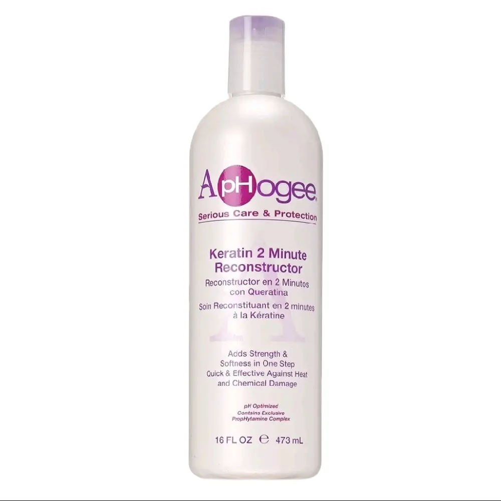 ApHogee Intensive 2 Minute Keratin Reconstructor 16 OZ for Heat & Chemical Damage Protection