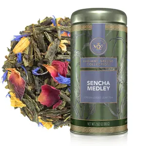 Sencha Green Loose Leaf Tea Canister