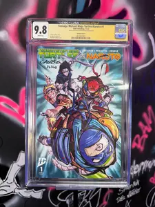 Teenage Mutant Ninja Turtles x Naruto #1 Federici CGC 9.8 Signed Caleb Goellner