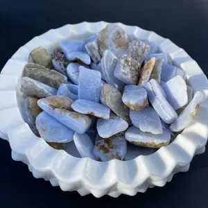 Blue Lace Agate Natural Tumbled Crystal Gemstone