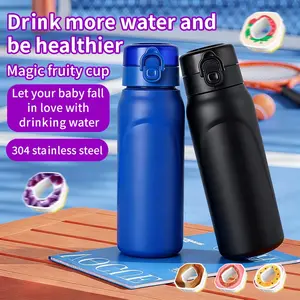 Air-scented magic fruity cup! Insulated 304 steel, leak-proof--keeps drinks hot/cold, makes drinking fun Tumbler