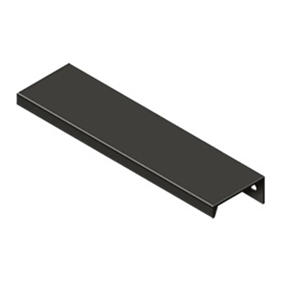 212 MAIN 5.87 in. Modern Cabinet Angle Pull, Polished Chrome, Concealed Screws