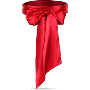 Satin Belt Women Dress Sash 98.43 Inch Long Silk Sash Bridal  Belt for Party Costume Accessories