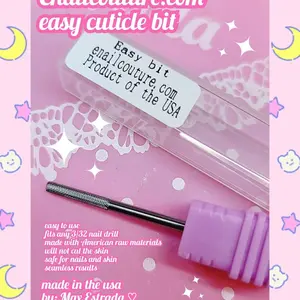 Easy Bit Cuticle Nail Drill Bit Safety Carbide Cuticle Remover Drill Bit Under Nail Cleaner Dead Skin Nail Prepare 332 For Electric Nail File Nail Buffer Bit-3XF