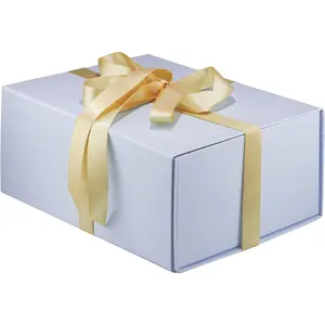 Purple  Box,9" X 7" X 4" with Lids for Presents  Closure  Packaging for Christmas, Halloween, Birthday and Various Holidays
