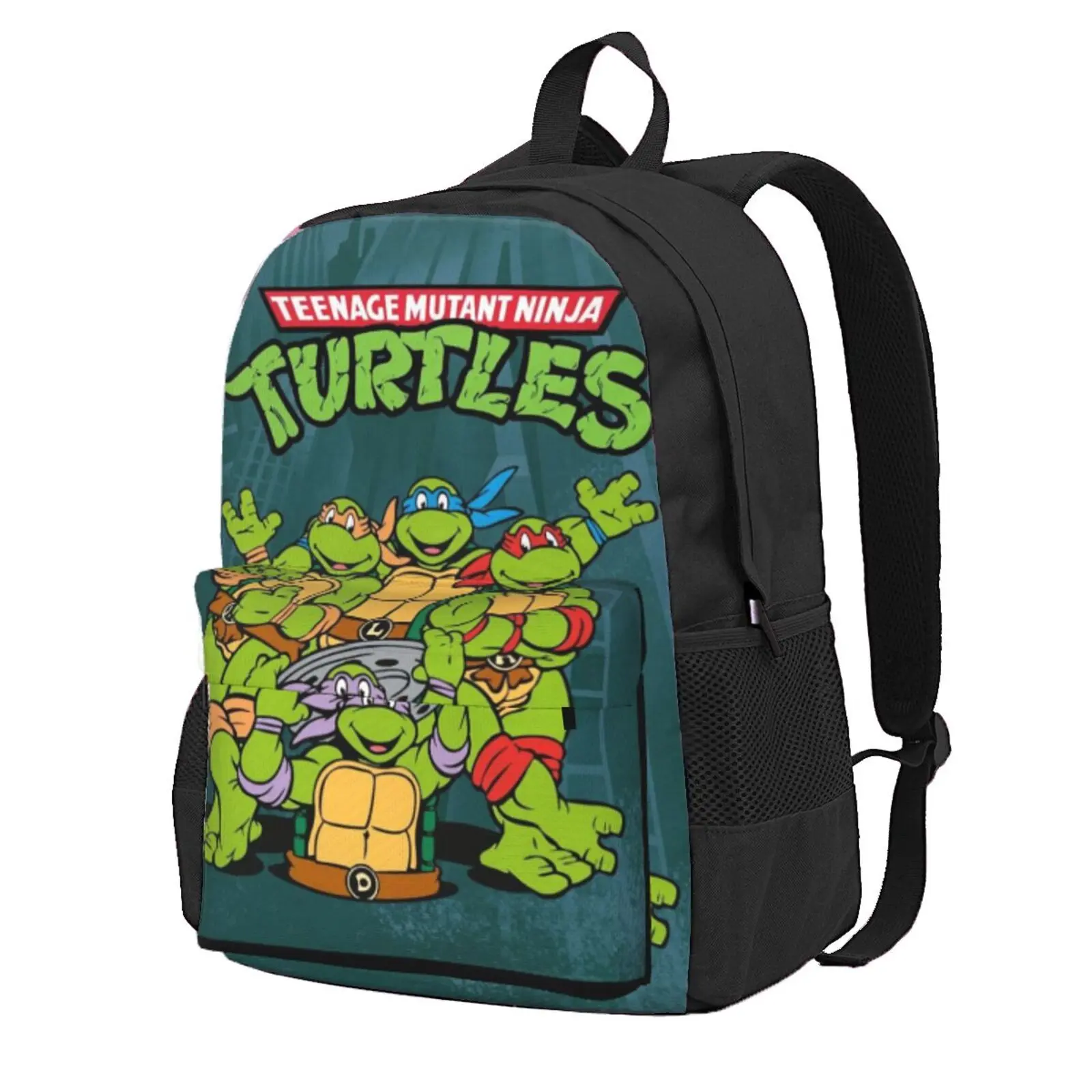 Teenage Mutant Ninja Turtles Backpack TMNT Laptop Daypack, Breathable Casual Daypack with Adjustable Straps
