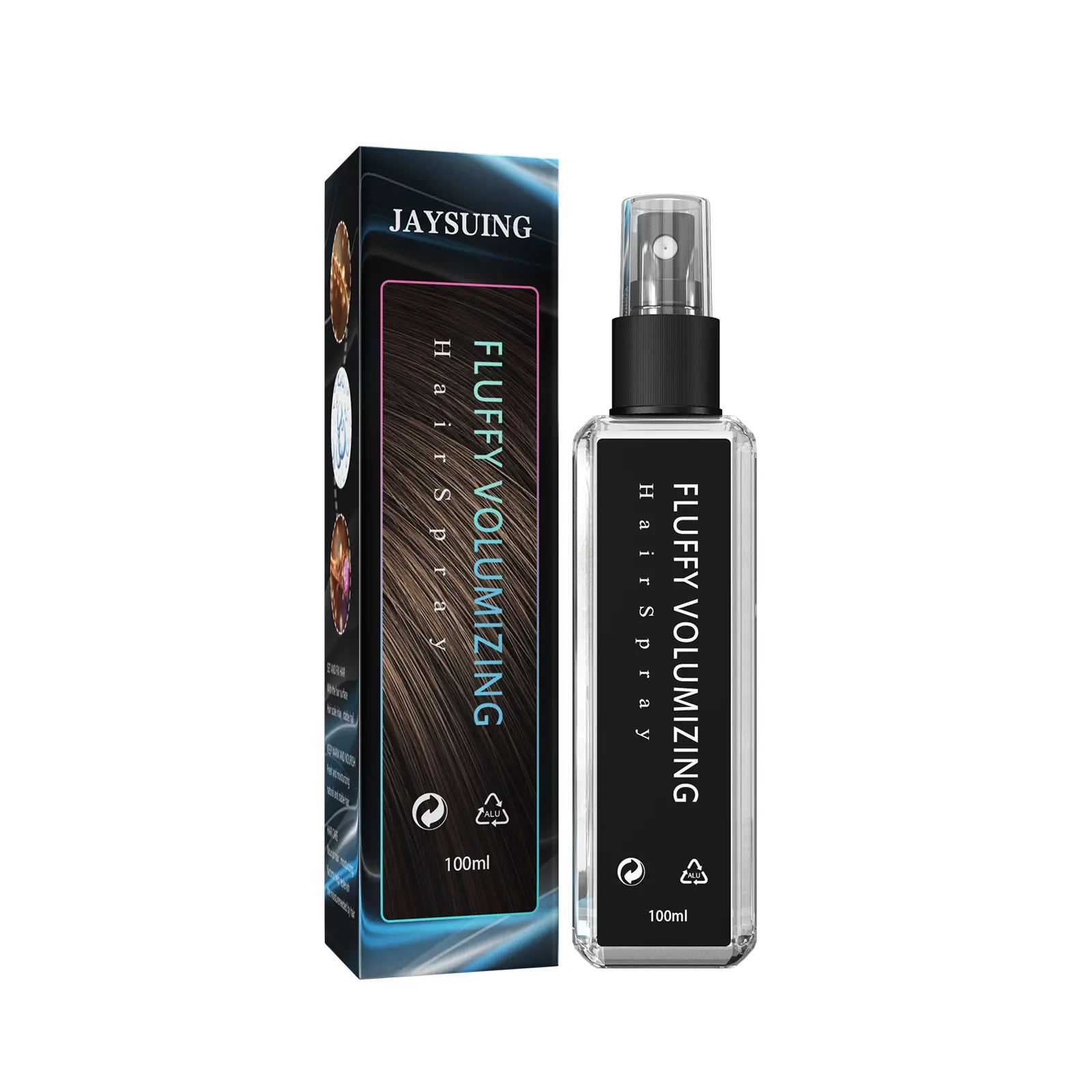 Jaysuing Fluffy Volumizing Hair Spray, Long-Lasting Hair Styling Gel With Moisturizing Fragrance