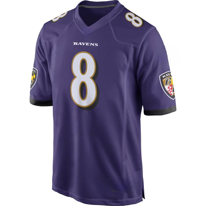 Unisex Football Playoffs Jackson Ravens Game Jersey - Purple